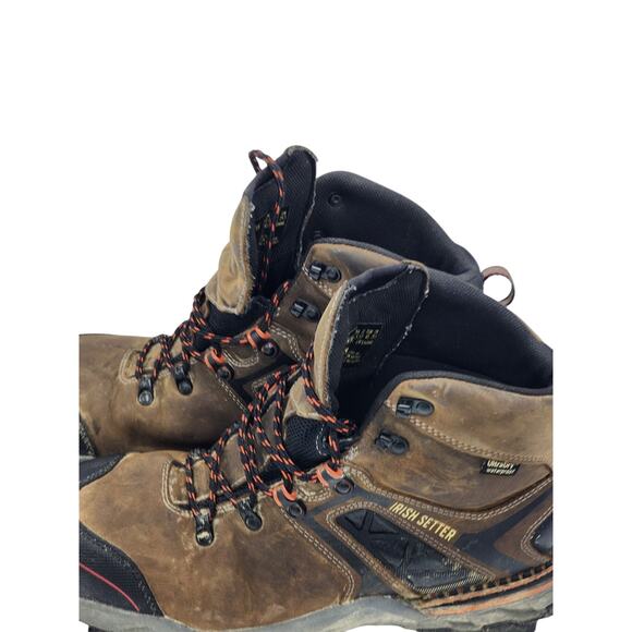 Irish Setter Boots Men 11.5 Work UltraDry Waterproof 83628 Leather Safety Hiking - Picture 11 of 16